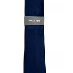 Michael Kors Blue Silk Tie Elegant Accessory